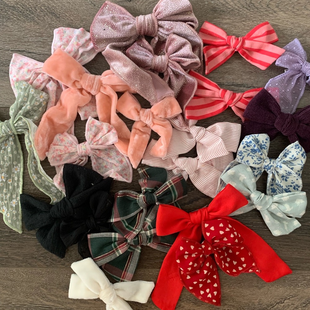 Little Poppy Bows bundle